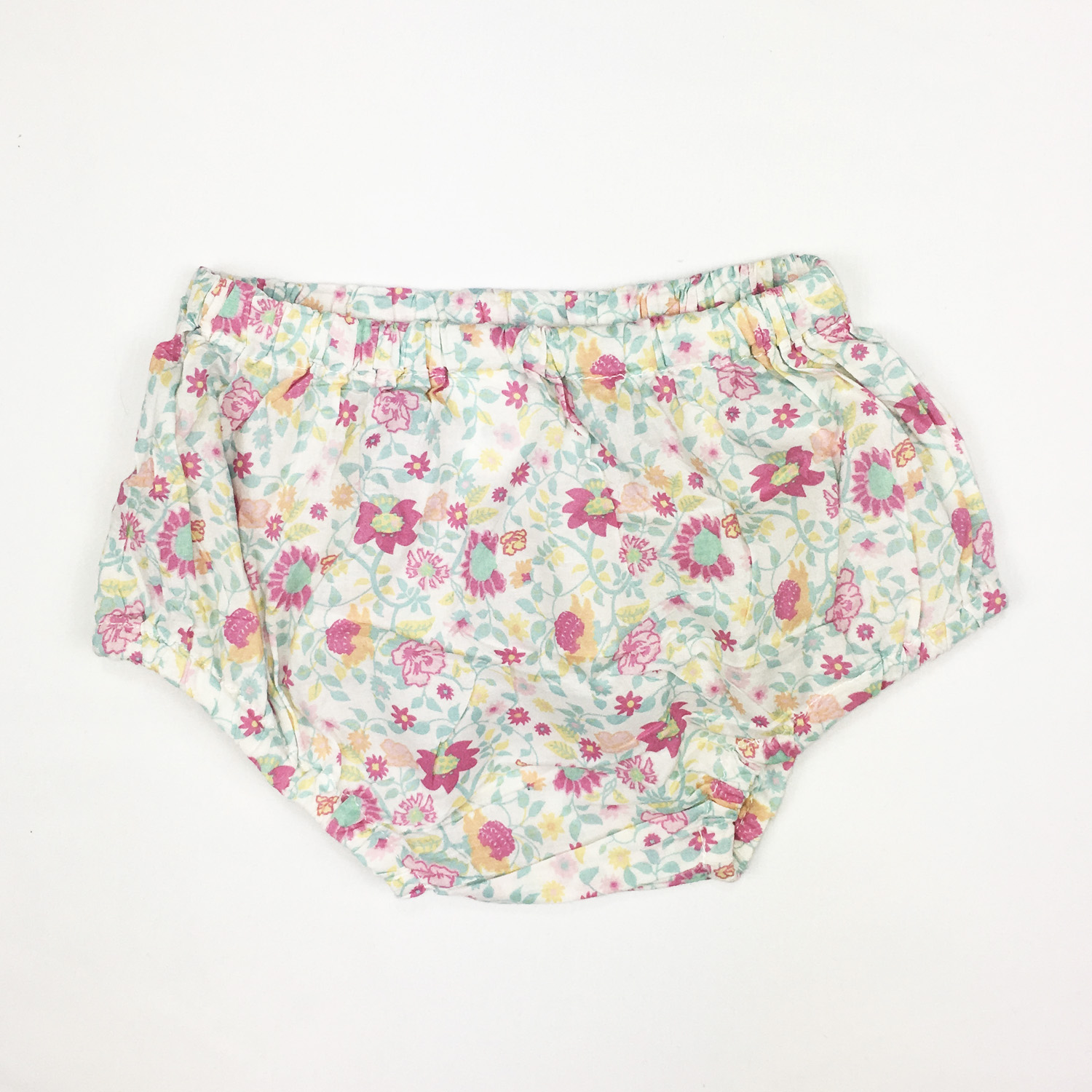 Short Culotte Rose Vert Bebe Fille Yelaa