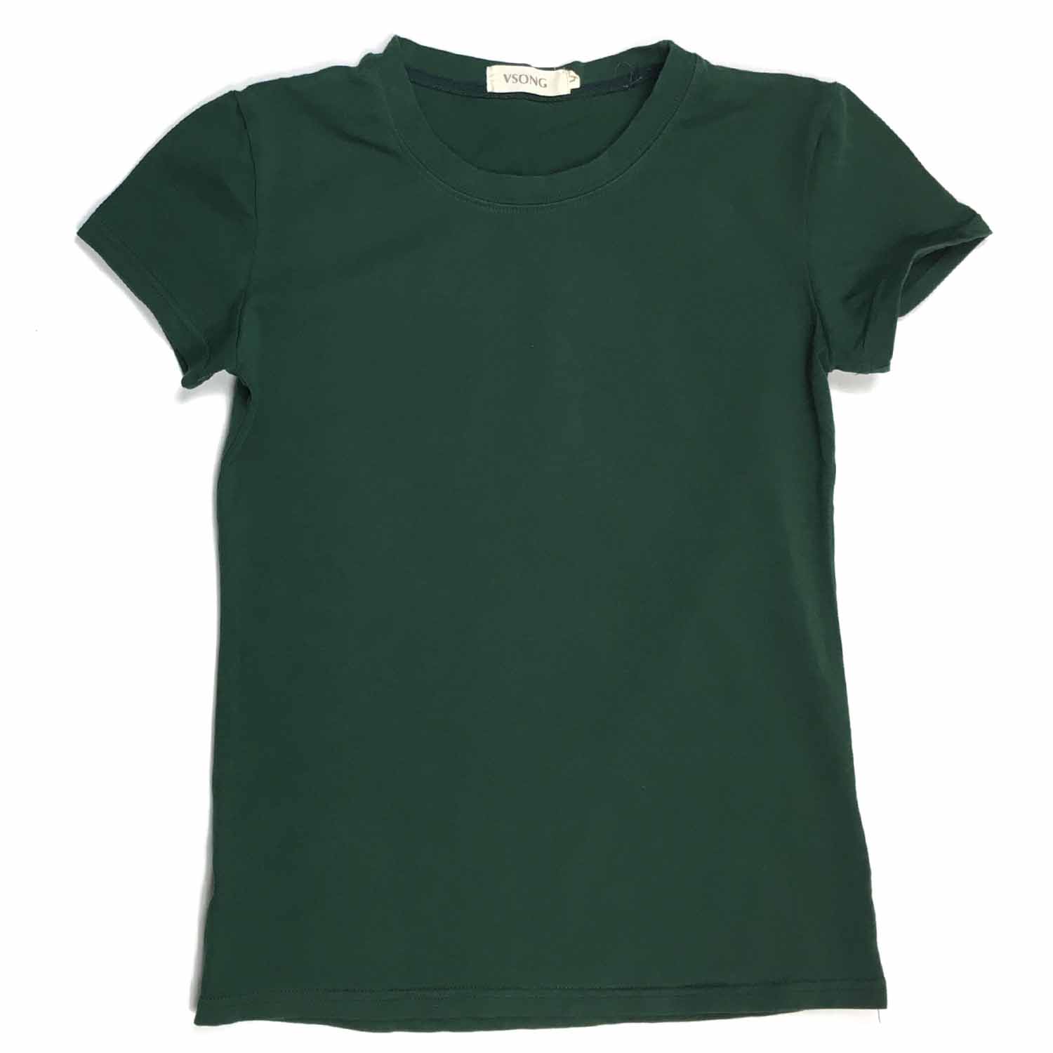 T-SHIRT RAYURES BRODÉES - Blanc / Vert | France