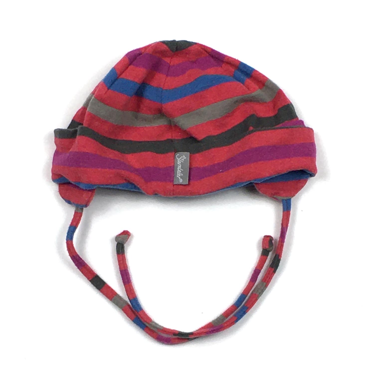 Sterntaler – Cappellino Bimba In Cotone A Uncinetto Con Fiore Glitterato, Rosa, Taglia 47 (9-12 Mesi)
