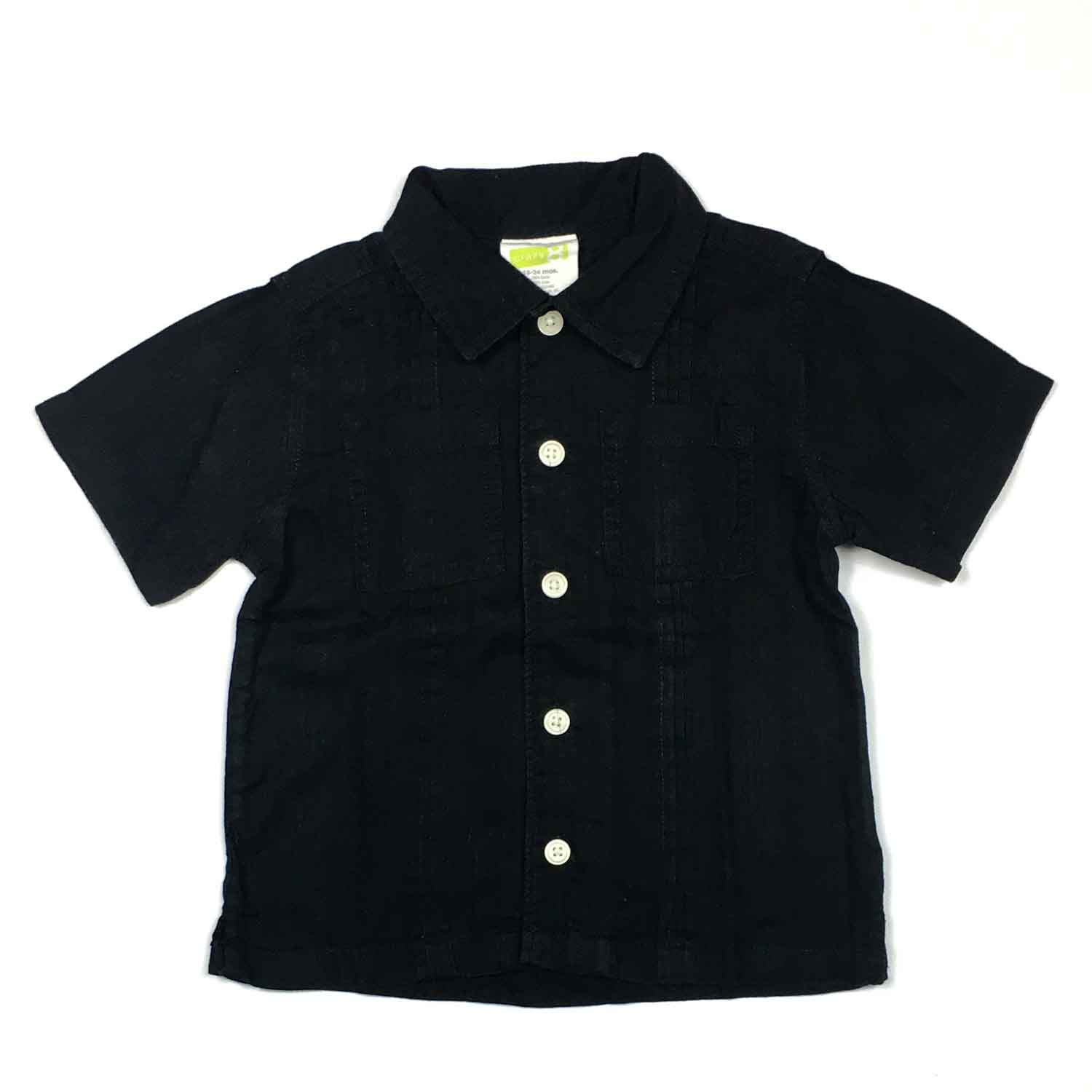 Chemise noir bebe sale