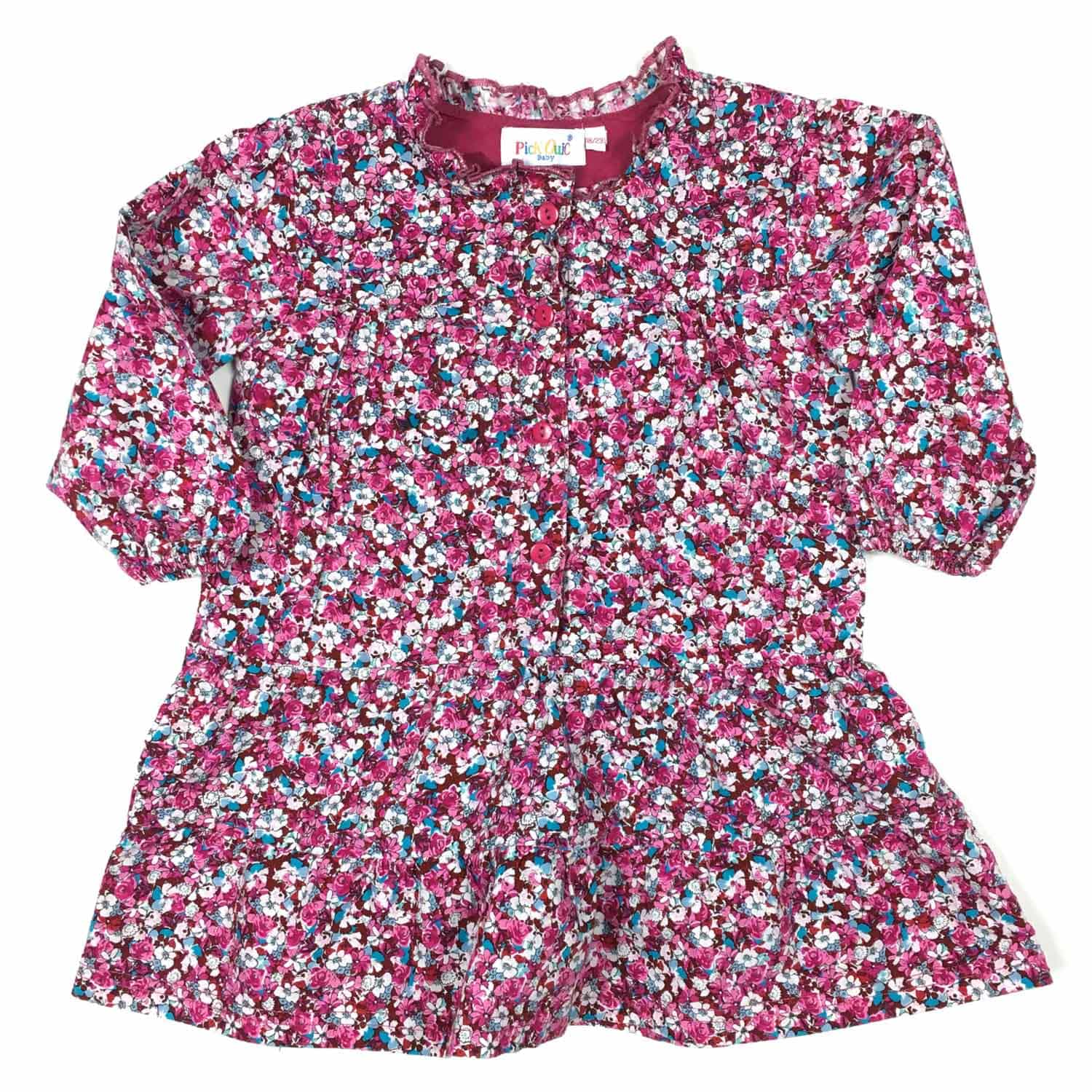 ROBE BEBE ENFANT FILLE PICKOUIC_18-23M_COTON_#8CBM BOUTIQUE VETEMENT BÉBÉ FILLE NEUF ET FRIPERIE